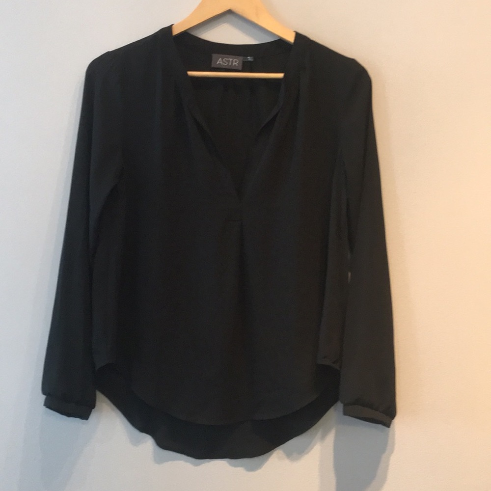 Astr the label  Simple black blouse